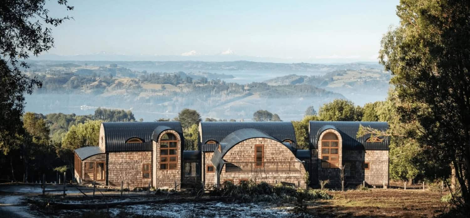 A wooden house inspired by 17th century buildings