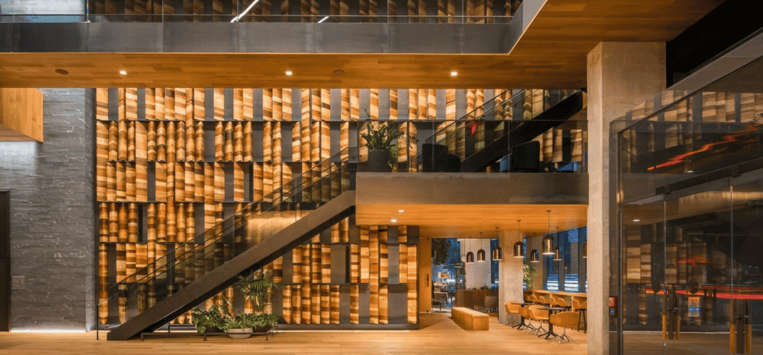 Using fallen city trees for greener urban building