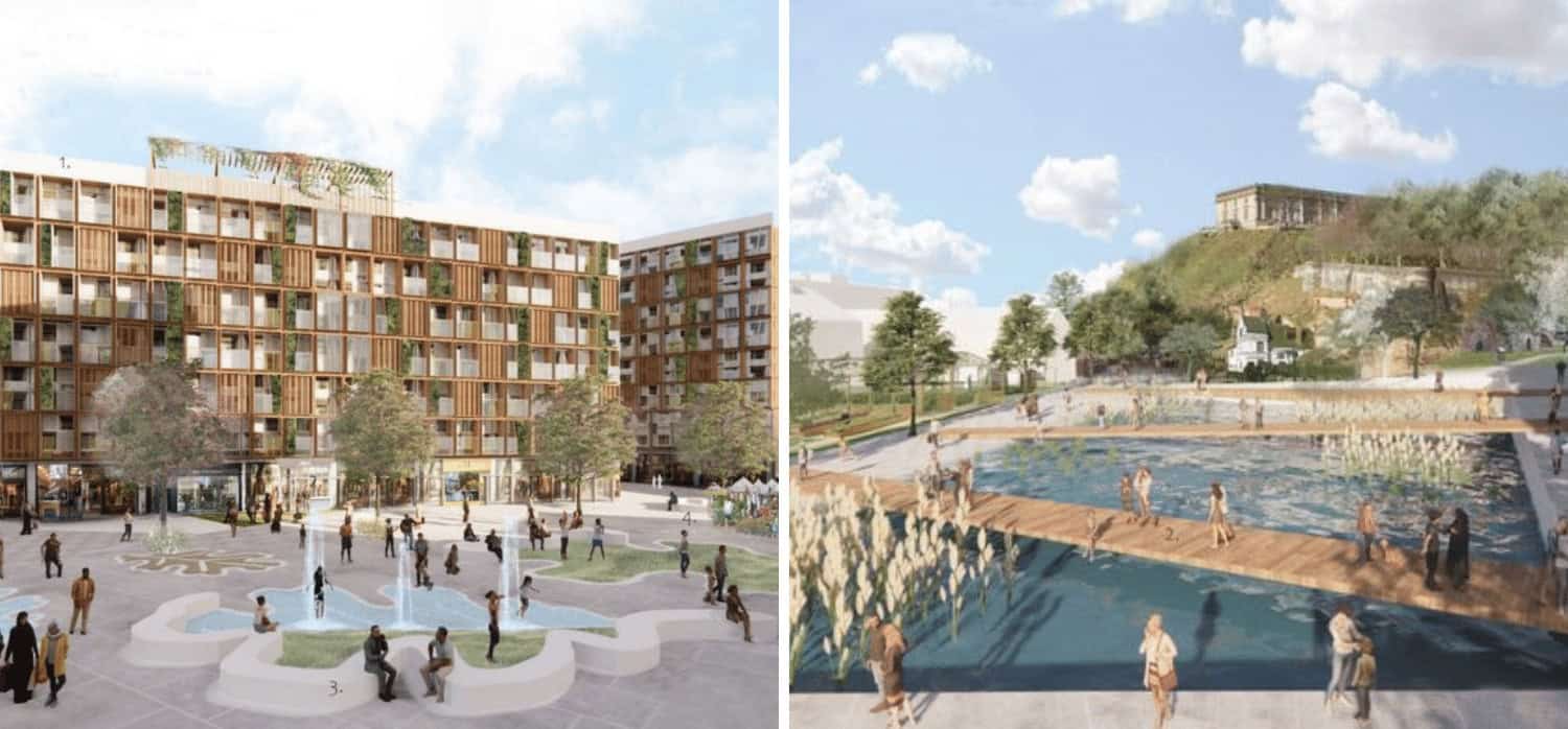 In the UK, plans to replace Nottingham ‘eyesore’ with ‘Green Quarter’