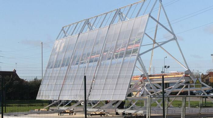 Experimental solar steam rig could feed conventional power stations