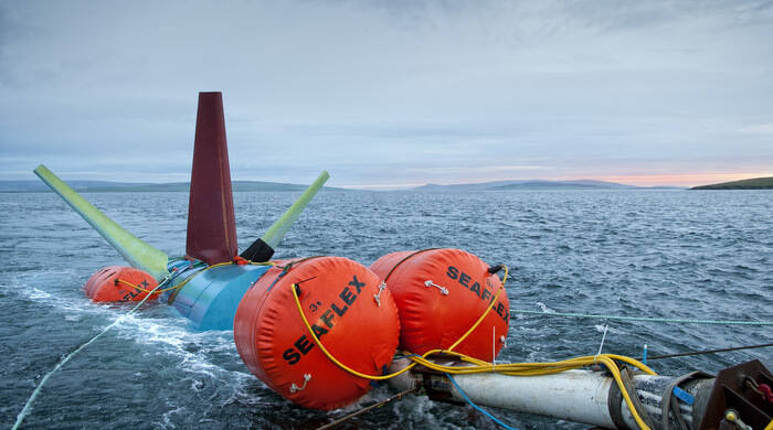 Scottish firm deploys full scale tidal turbine in UK first
