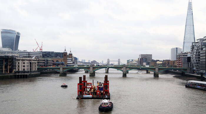 Tideway builds new pier ahead of super sewer construction