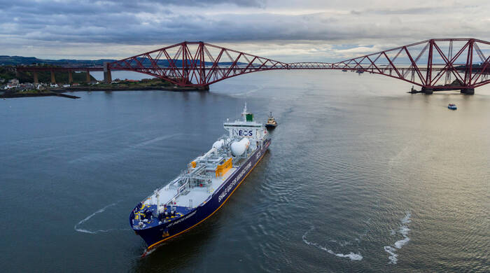 First shipment of US shale gas arrives at Grangemouth