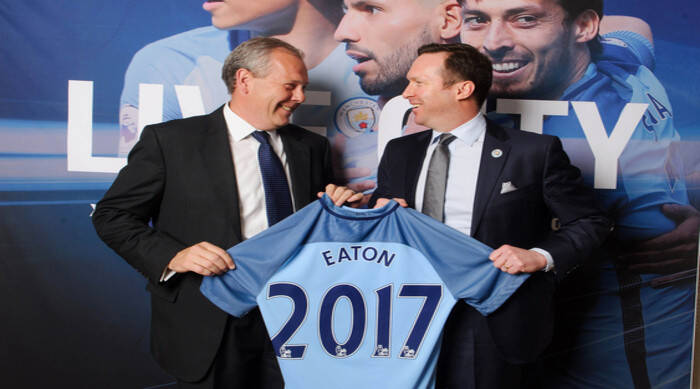 Eaton kicks off home energy partnership with Manchester City