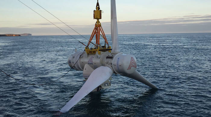 Final turbine installed in first phase of MeyGen tidal project
