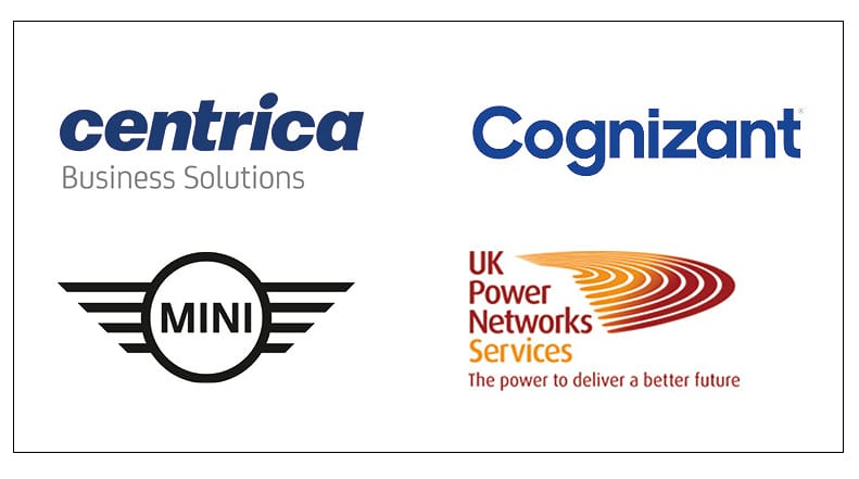 Centrica Business Solutions, Cognizant, Mini, UKPN