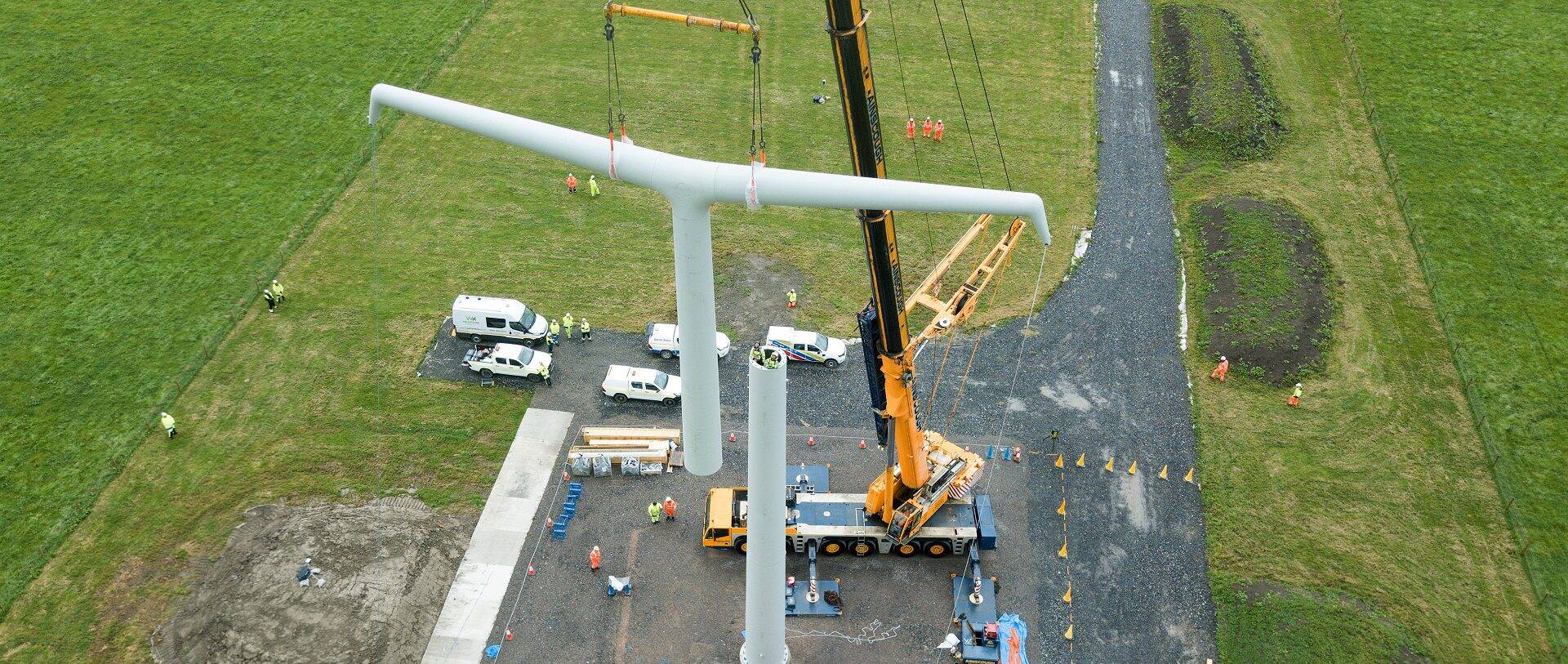 World’s first T-pylon installed in Somerset