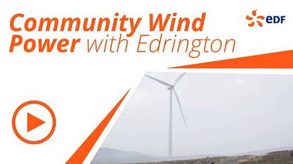 On the road to Net Zero with Edrington and Community Windpower. EDF brokers renewable energy supply deal for renowned Scottish whisky distilleries