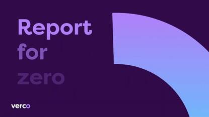 Report for Zero: Outstanding environmental reporting- fully automated.